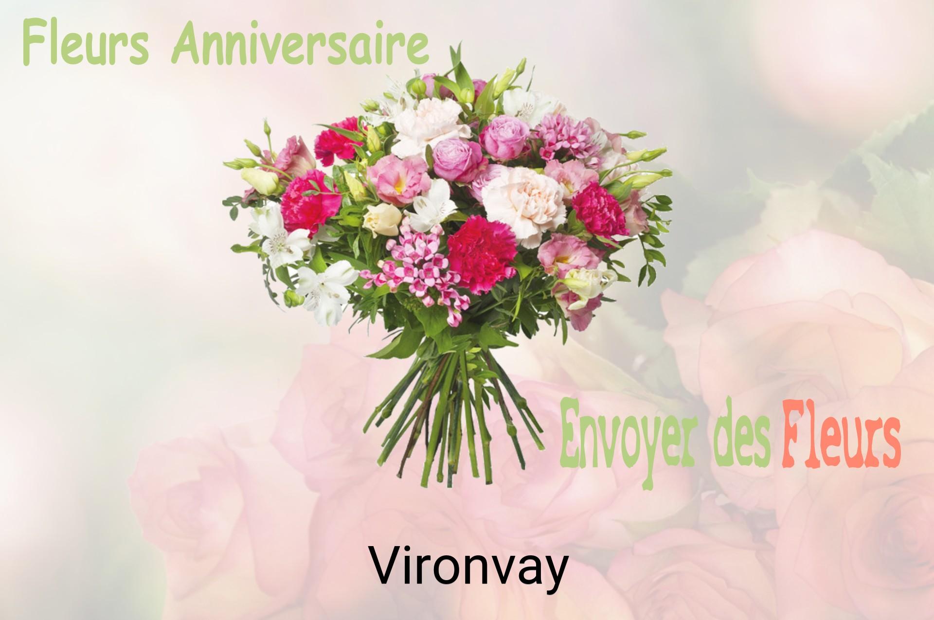 Bouquet de fleurs d’anniversaire livré à Vironvay